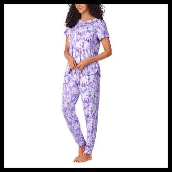 Jane & Bleecker Ladies Tee & Jogger Pajama Set - Picture 2 of 7